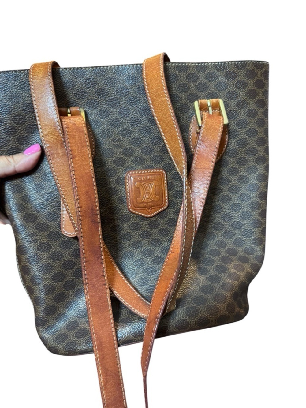 Celine Macadam Bucket Tote - Picture 6 of 14